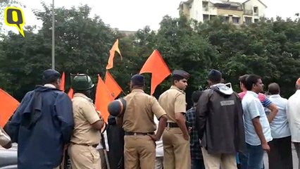 Maratha Protesters Hold up Road and Rail Traffic in Mumbai