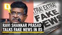 Monsoon Session: IT Minister Ravi Shankar Prasad Talks Fake News in Rajya Sabha