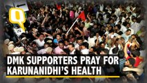 Karunanidhi's Vitals Stable, But Supporters Stay Put At Kauvery Hospital | The Quint