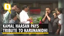 Kamal Haasan Pays His Last Tribute to Karunanidhi