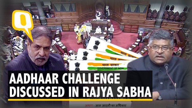 Aadhaar Challenge Reaches RS, Minister Says ‘Core Biometrics Safe’