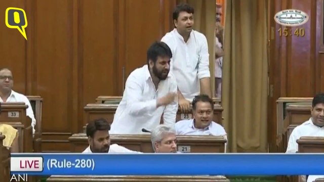 BJP MLA calls AAP MLA ''terrorist in Delhi Assembly