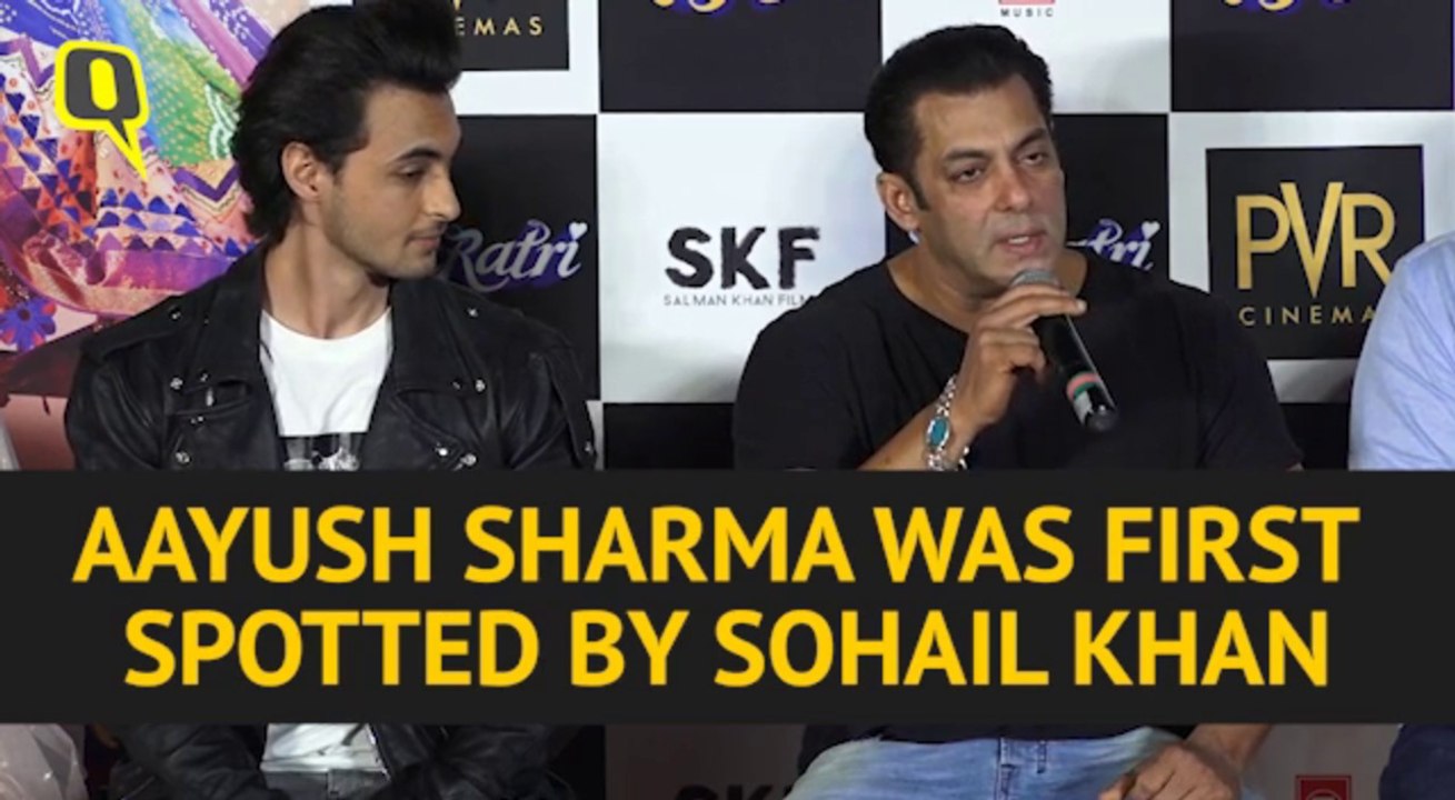 Here’s Salman’s Advice to Aayush at The ‘Loveratri’ Trailer Launch