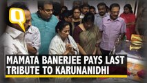 Mamata Banerjee Pays Last Tribute to Karunanidhi