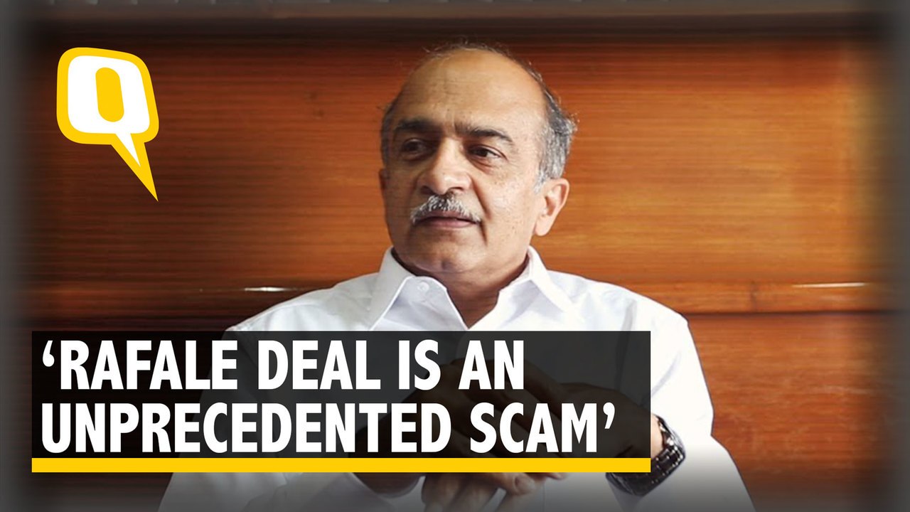 Rafale Deal an 'Unprecedented Scam': Prashant Bhushan