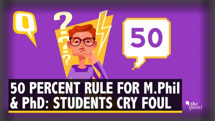 UGC's New Rule Leaves MPhil & PhD Students Feeling Cheated