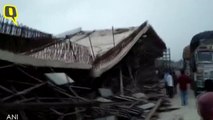 An Under Construction Flyover collapses in Uttar Pradesh's Basti District