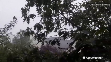 Thunder shakes neighborhood as storm rages on