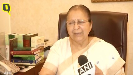 Somnath Chatterjee Was Like An Elder Brother To Me: Sumitra Mahajan
