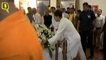 Rahul Gandhi Pays His Last Respects To Former PM Vajpayee