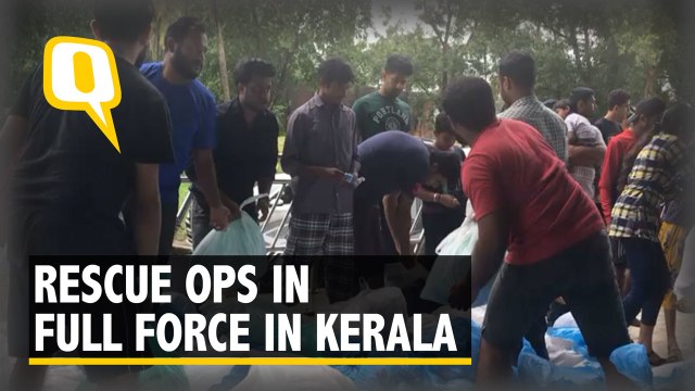 Kerala flood relief: Navy, Air Force choppers and Tamil Nadu Fire and Rescue Services in action
