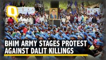 Bhim Army Stages Protest in Delhi Condemning Anti-Dalit Policies