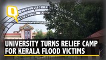 Kochi University Students Set Up Relief Camp to Aid Flood Victims