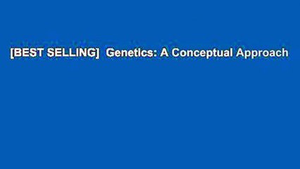 [BEST SELLING]  Genetics: A Conceptual Approach