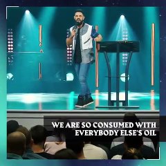 The enemy can’t take your oil. Pastor Steven Furtick