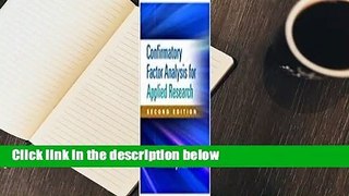 Confirmatory Factor Analysis for Applied Research  Review