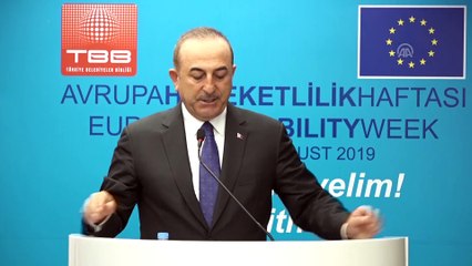 Çavuşoğlu: 'Her zaman Avrupa Birliği'ne diyoruz ki birlikte yürüyelim, zorluklar varsa da birlikte aşalım' - ANKARA