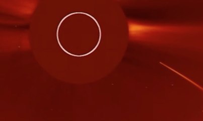 Cometa muere al chocar contra el Sol