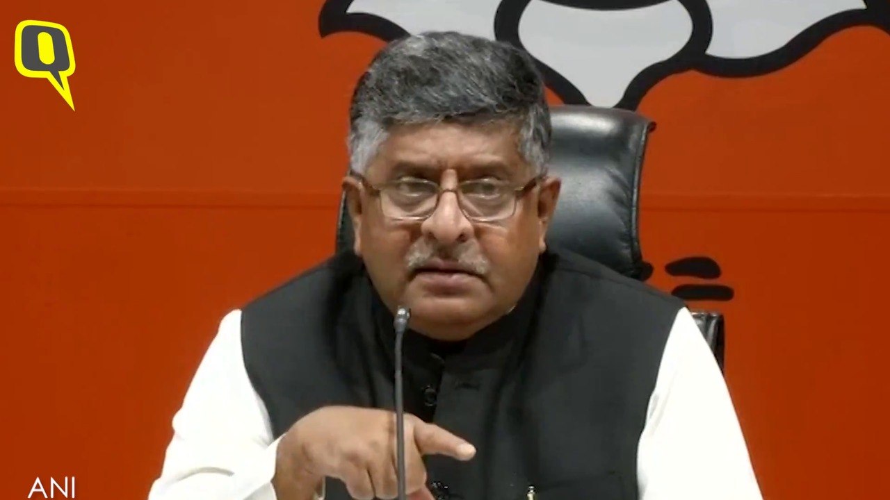 Oppn Took to Violence to Make Bandh a Success: Ravi Shankar Prasad