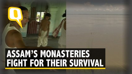 Flood Waters Threaten Vaishnavite Monasteries in Assam