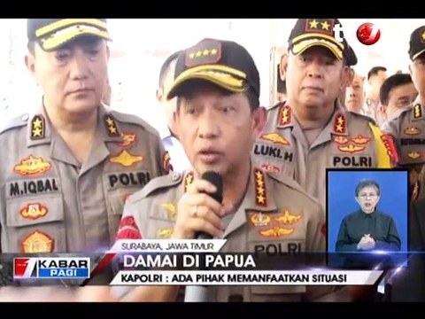 Manokwari Rusuh, Kapolri: Ada Pihak Memanfaatkan Situasi