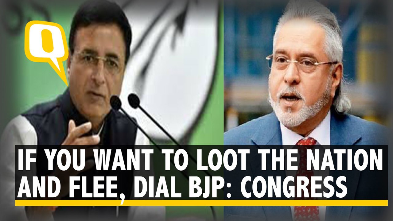 Congress Attacks BJP over Vijay Mallya fleeing to London