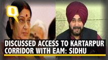 Navjot Singh Sidhu Addresses Media on Access to Kartarpur Sahib