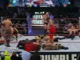 royal rumble 30 men over the top rope match part 4