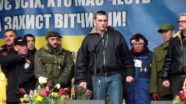 Игорь Гаркавенко с сотниками Майдана Мы делаем историю! 2014 год.