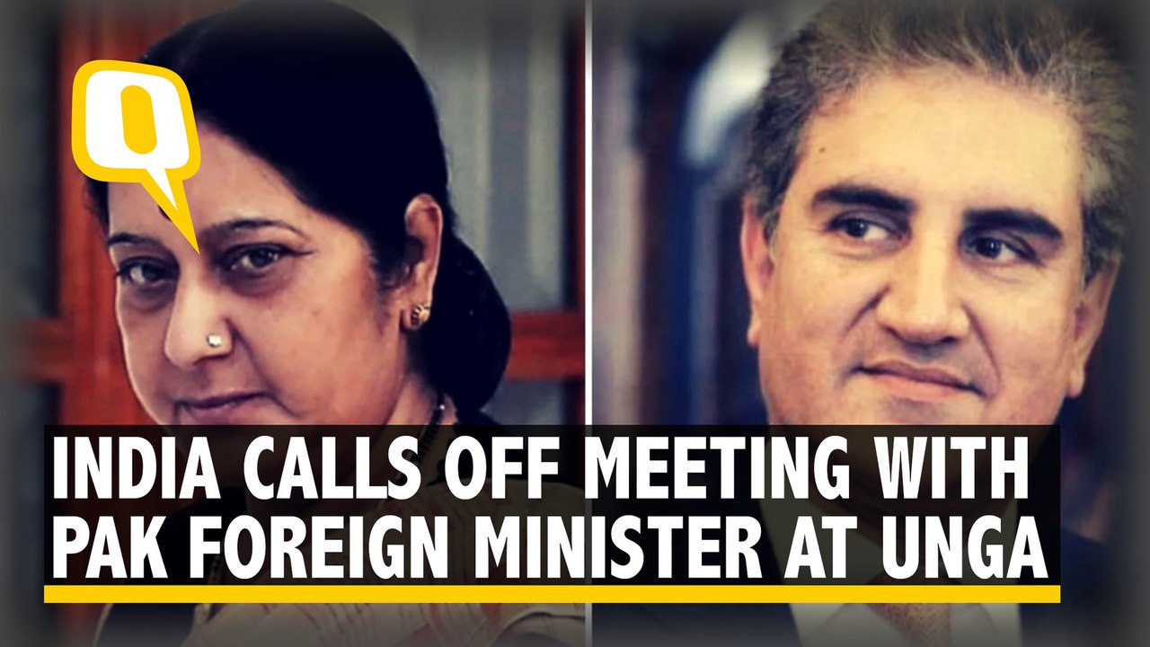 Meeting Between EAM and Pakistan Foreign Minister Called Off