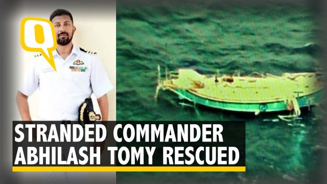 Stranded Commander Abhilash Tomy Rescued by French Vessel Osiris