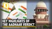 Aadhaar Verdict: The Key Highlights