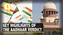 Aadhaar Verdict: The Key Highlights