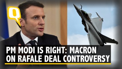 PM Modi is Right, It’s a Govt-to-Govt Discussion: Macron on Rafale