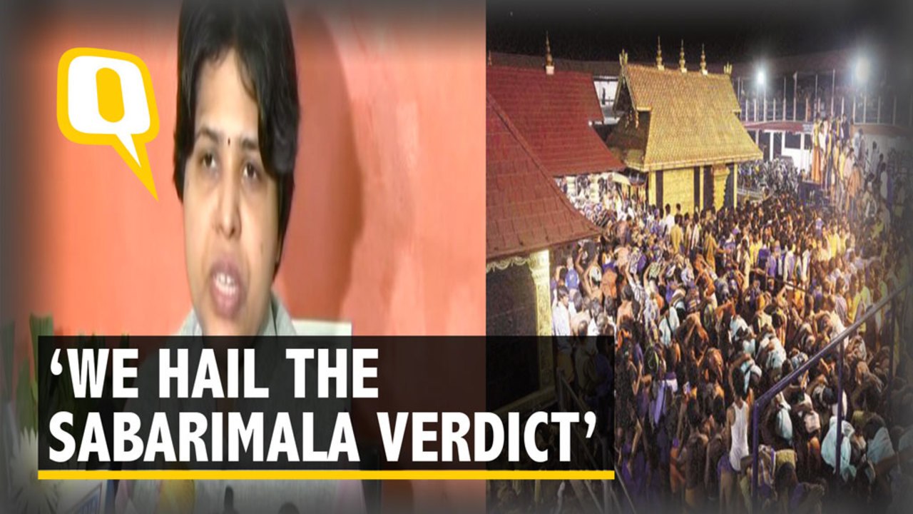 Activist Trupti Desai Hails SC's Sabarimala Verdict