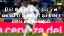El lío de cama de Vinícius (y es con una ex de Neymar) que tiene a Zidane muy preocupado