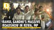 Rahul Gandhi Kick-starts Two-day MP Campaign With Massive Roadshow