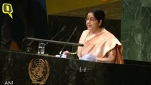 Sushma Swaraj At UNGA: 'Developing, Underdeveloped States the Biggest Victims of Climate Change'