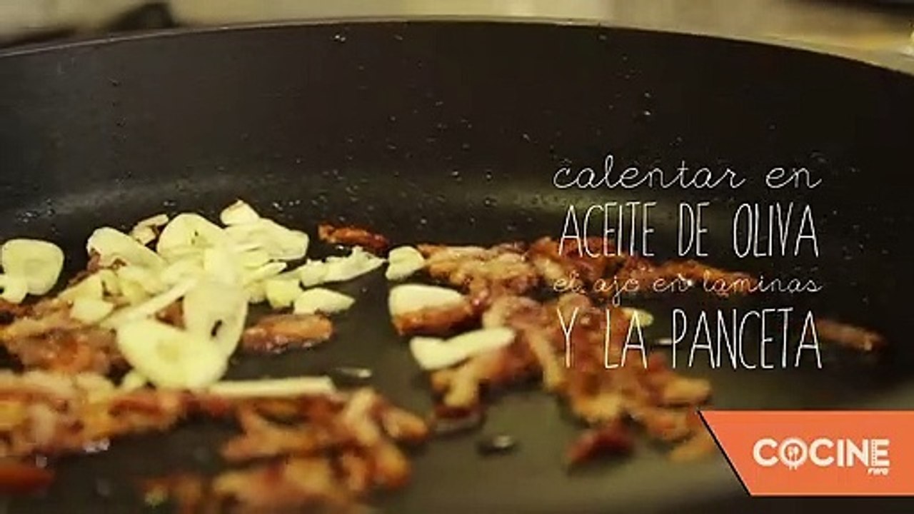 Spaghetti a la carbonara de la película "Comer Rezar Amar", por Santiago Giorgini