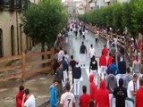 Último encierro de las fiestas de Tafalla 2019