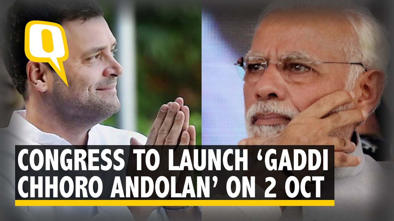Congress To Launch ‘Gaddi Choro Andolan’ From Wardha On 2 October