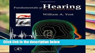 [Doc] Fundamentals of Hearing: An Introduction