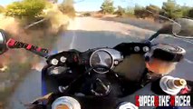 Riding Yamaha R6 Akrapovic Megaphone Exhaust