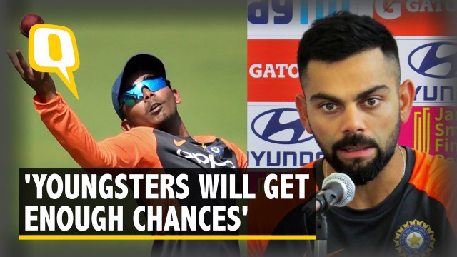 Will Give Youngsters Enough Chances: Kohli Ahead of Windies Opener