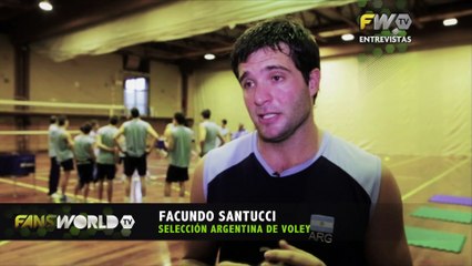 Facundo Santucci, el líbero de la selección: "en el voley se trabaja mucho la técnica con la pelota" - parte 2