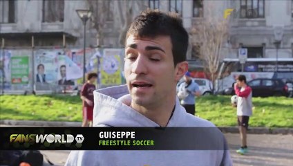 Los mejores trucos de freestyle en Milán: la habilidad de Gunther Celli, el campeón de Italia - parte 2