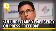 Worst Kind of Censorship: Surjewala on I-T Raids at The Quint