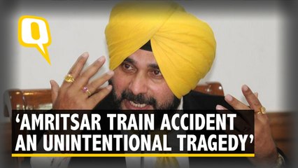 Tải video: Amritsar Train Accident an Unintended Tragedy: Navjot Singh Sidhu