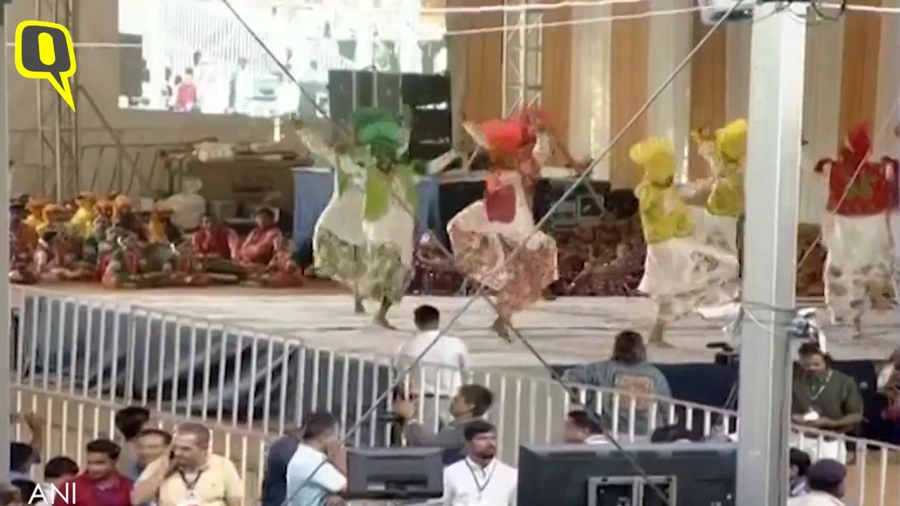 Celebrations Underway Near  Sardar Vallabhbhai Patel's Statue of Unity