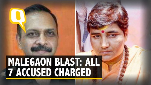 Malegaon Blast: Purohit, Pragya Charged with Terror Conspiracy
